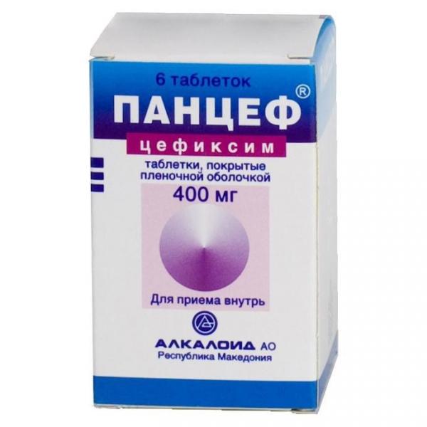 ПАНЦЕФ 400мг N6 таб. покрытые пленочной оболочкой Alkaloid AD