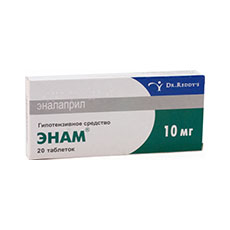 ЭНАМ 10мг N20 таб. Dr. Reddy.s Laboratories Ltd.