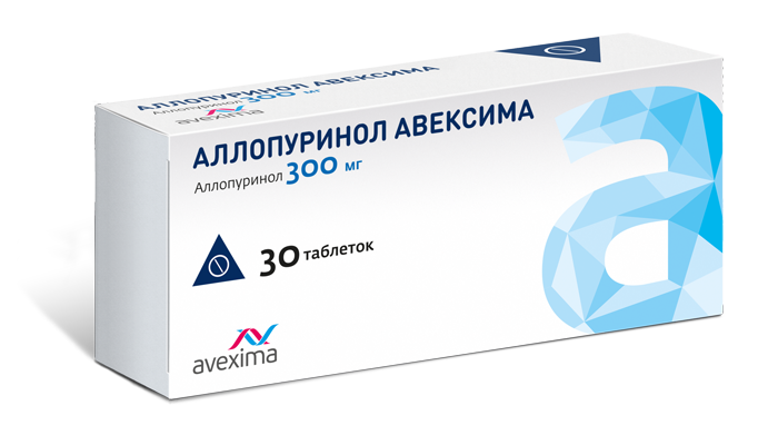 АЛЛОПУРИНОЛ АВЕКСИМА 300мг N30 таб. Ирбитский химфармзавод ОАО