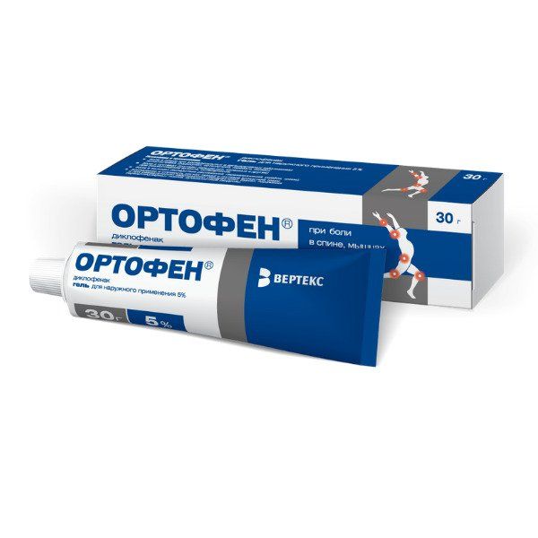 ОРТОФЕН 5% 30г гель Вертекс