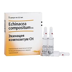 ЭХИНАЦЕЯ КОМПОЗИТУМ СН 2,2мл N5 р-р для в/м введения гомеопатический Биологише Хайльмиттель Хеель ГмбХ