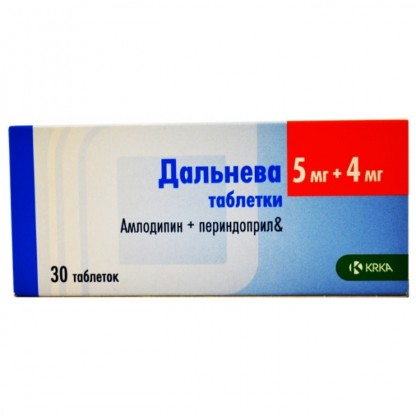 ДАЛЬНЕВА 5мг+4мг N30 таб. КРКА-Рус