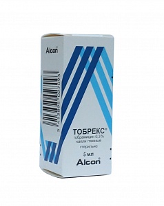 ТОБРЕКС 0,3% 5мл капли глазные Алкон
