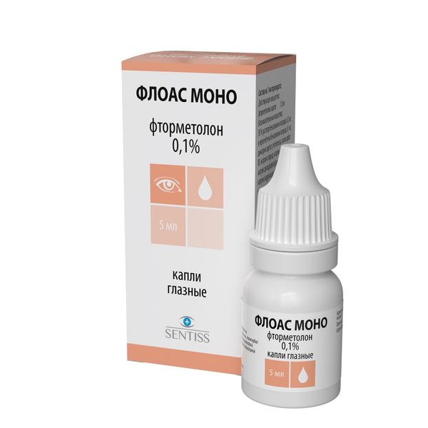 ФЛОАС МОНО 0,1% 5мл капли глазные Сентисс Фарма Пвт.Лтд.