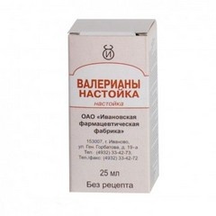 ВАЛЕРИАНА 25мл настойка фл. Ивановская фармацевтическая фабрика