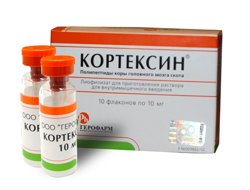 КОРТЕКСИН 10мг (22мг) N10 лиофилизат д/приготовления р-ра для в/м введения ГЕРОФАРМ