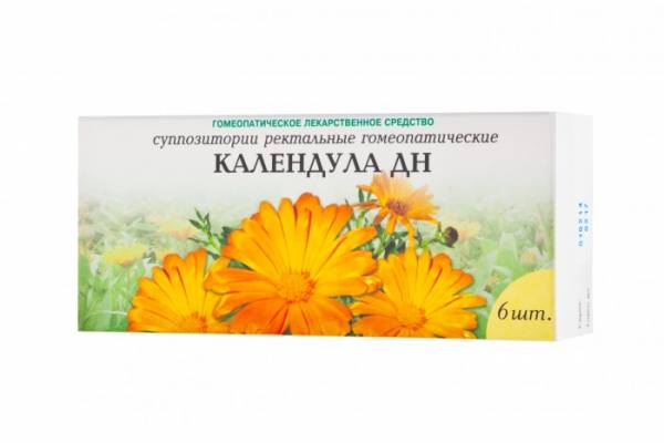КАЛЕНДУЛА ДН N6 суппозитории ректальные гомеопатические Доктор Н