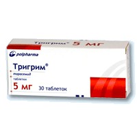 ТРИГРИМ 5мг N30 таб. Акрихин АО