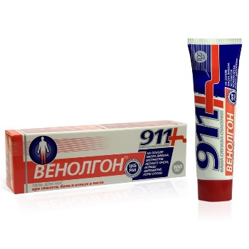 911 ВЕНОЛГОН гель д/ног 100мл Твинс Тэк