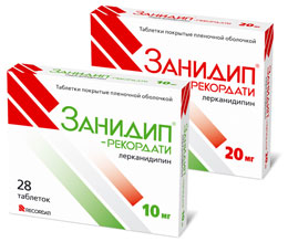 ЗАНИДИП РЕКОРДАТИ 10мг N56 таб. покрытые пленочной оболочкой Recordati Industria Chimica and Farmaceuti
