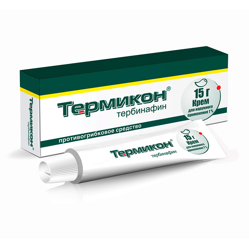 ТЕРМИКОН 1% 15г крем д/наружного применения ЛЕККО ЗАО
