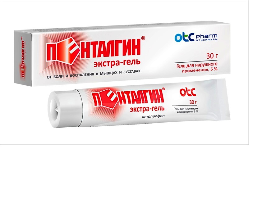 ПЕНТАЛГИН ЭКСТРА-ГЕЛЬ 5% 30г гель д/наружного применения ЛЕККО ЗАО