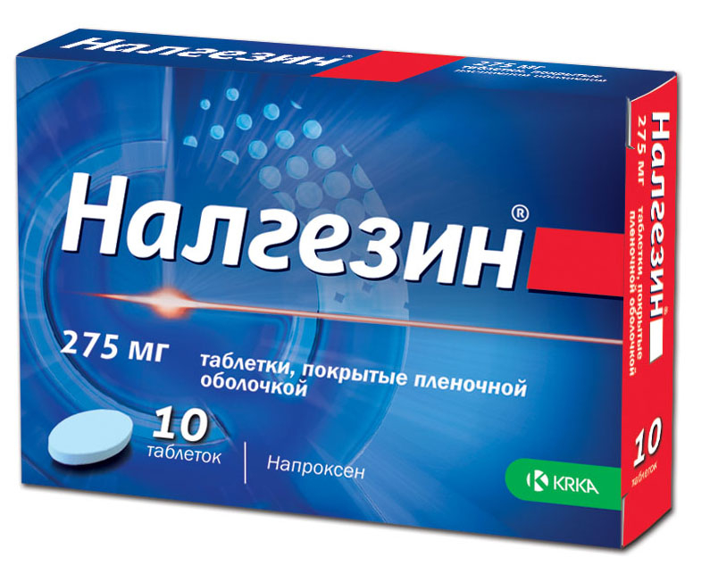 НАЛГЕЗИН 275мг N10 таб. покрытые пленочной оболочкой Крка, Дд, Ново место