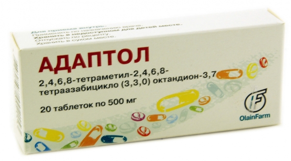 АДАПТОЛ 500мг N20 таб. Олайнфарм
