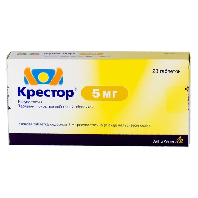 КРЕСТОР 5мг N28 таб. покрытые пленочной оболочкой IPR Pharmaceuticals Inc.