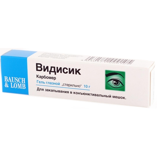 ВИДИСИК 0,2% 10г гель глазной Др. Герхард Манн, Хим.-фарм. предп. ГмбХ