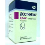 ДОСТИНЕКС 0,5мг N2 таб. Pfizer Italia S.r.L