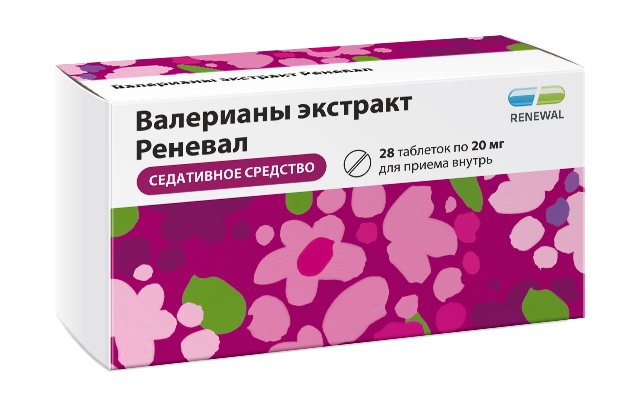 ВАЛЕРИАНЫ ЭКСТРАКТ РЕНЕВАЛ 20мг N56 таб. покрытые пленочной оболочкой Обновление Реневал ПФК