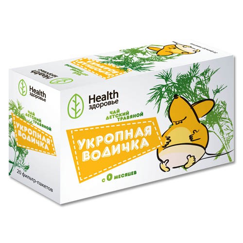 УКРОПНАЯ ВОДИЧКА чай д/детей травяной N20 ф/п Здоровье