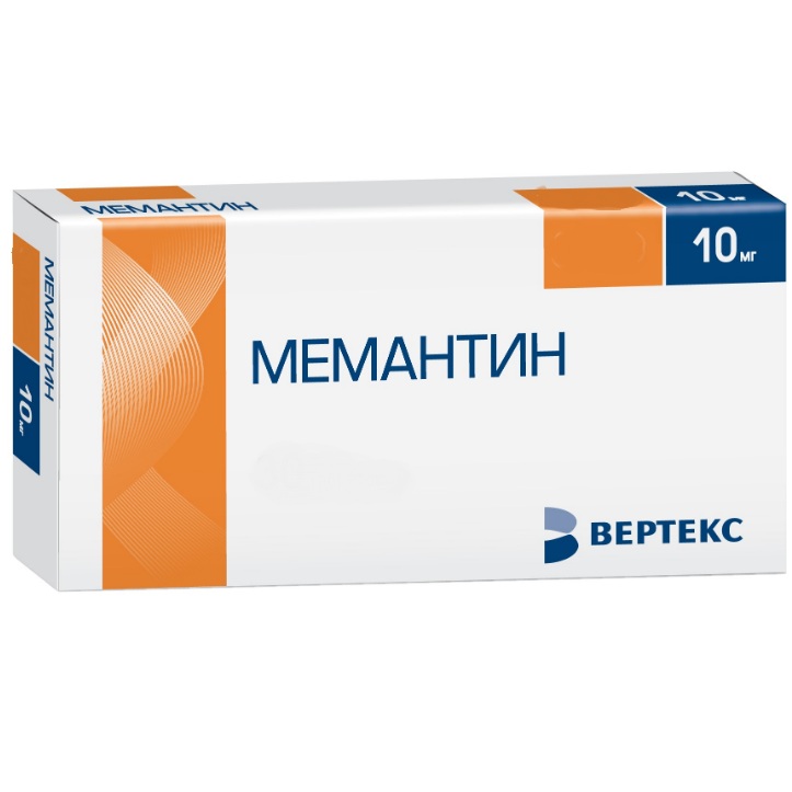 МЕМАНТИН-ВЕРТЕКС 10мг N30 таб. покрытые пленочной оболочкой Вертекс АО
