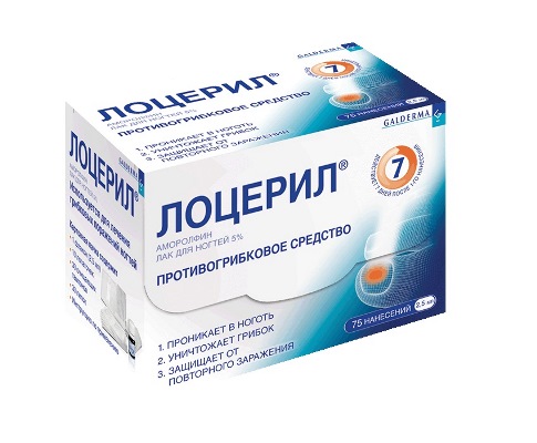 ЛОЦЕРИЛ 5% 2,5мл лак д/ногтей Галдерма СА