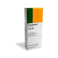 МОВАЛИС 7,5мг N20 таб. Берингер Ингельхайм Фарма ГмбХ и Ко.КГ