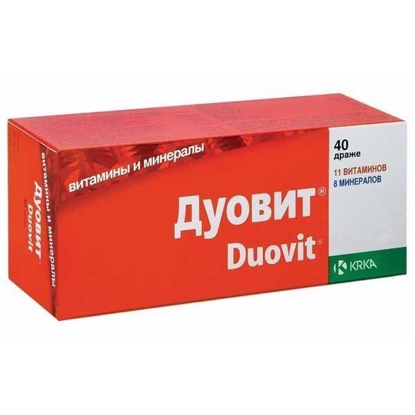 ДУОВИТ N40 таб. покрытые оболочкой КРКА, д.д., Ново место