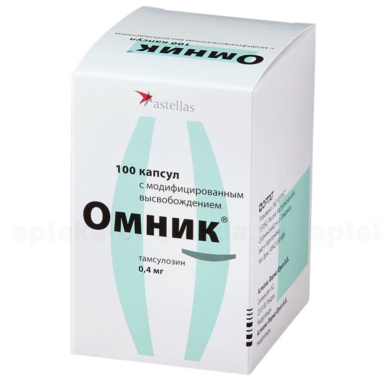 ОМНИК 0,4мг N100 капс. с модифицированным высвобождением ЗиО Здоровье ЗАО