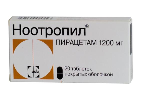 НООТРОПИЛ 1200мг N20 таб. покрытые оболочкой UCB Pharma S.A.