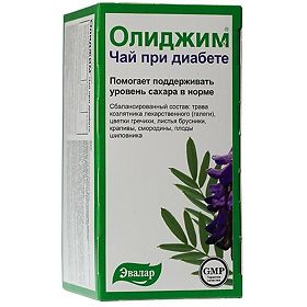 ОЛИДЖИМ чай при диабете 2,0 N20 ф/п Эвалар