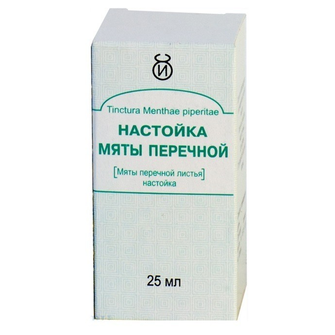 МЯТА ПЕРЕЧНАЯ 25мл настойка Ивановская фармацевтическая фабрика
