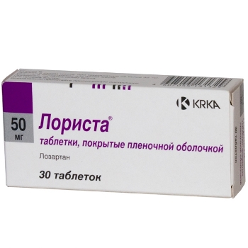 ЛОРИСТА Н 50мг+12,5мг N60 таб. КРКА, д.д., Ново место