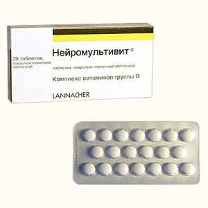 НЕЙРОМУЛЬТИВИТ N60 таб. покрытые пленочной оболочкой G.L.Pharma