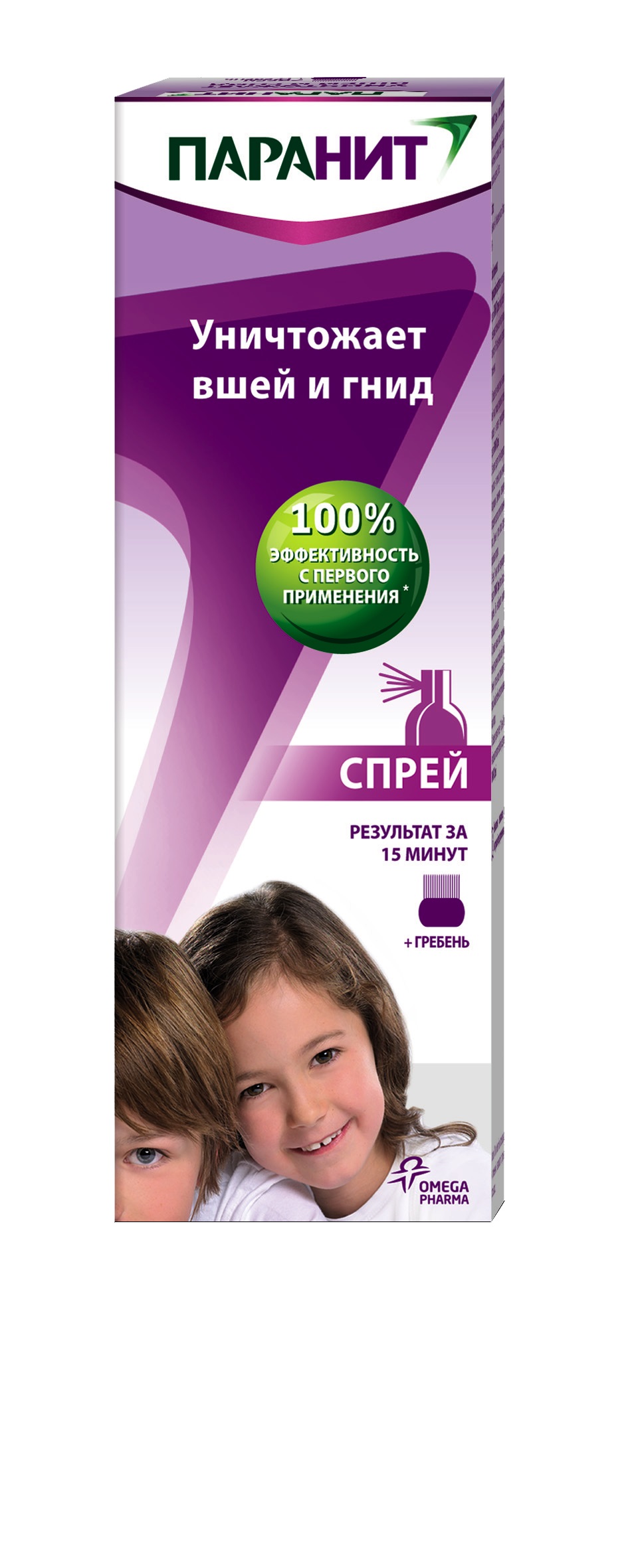 ПАРАНИТ спрей с расческой 100мл Medgenix Benelux