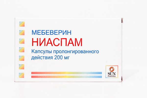 НИАСПАМ 200мг N30 капс. пролонгированного действия Сан Фармасьютикал Индастриз Лтд.