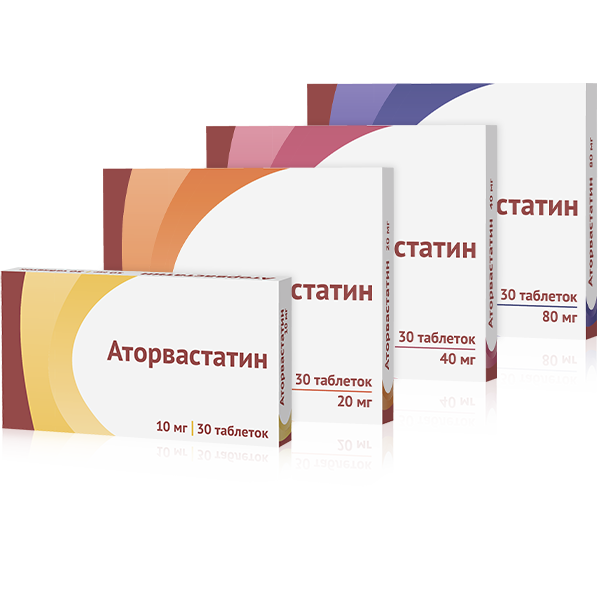АТОРВАСТАТИН 80мг N30 таб. покрытые пленочной оболочкой Озон