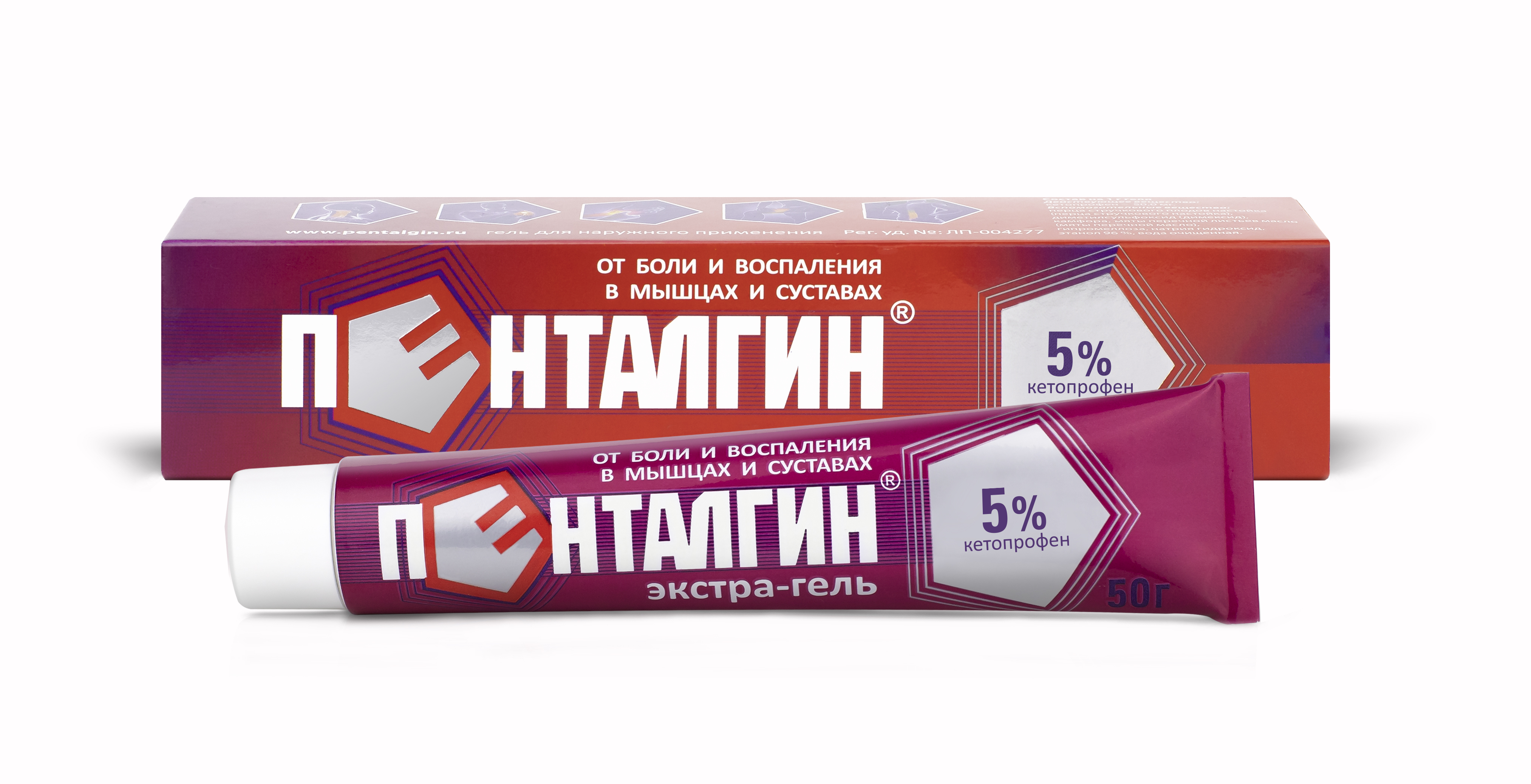 ПЕНТАЛГИН ЭКСТРА-ГЕЛЬ 5% 100г гель д/наружного применения ЛЕККО ЗАО