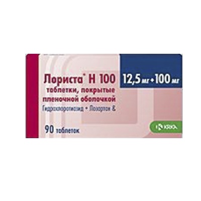 ЛОРИСТА Н100 N90 таб. КРКА, д.д., Ново место