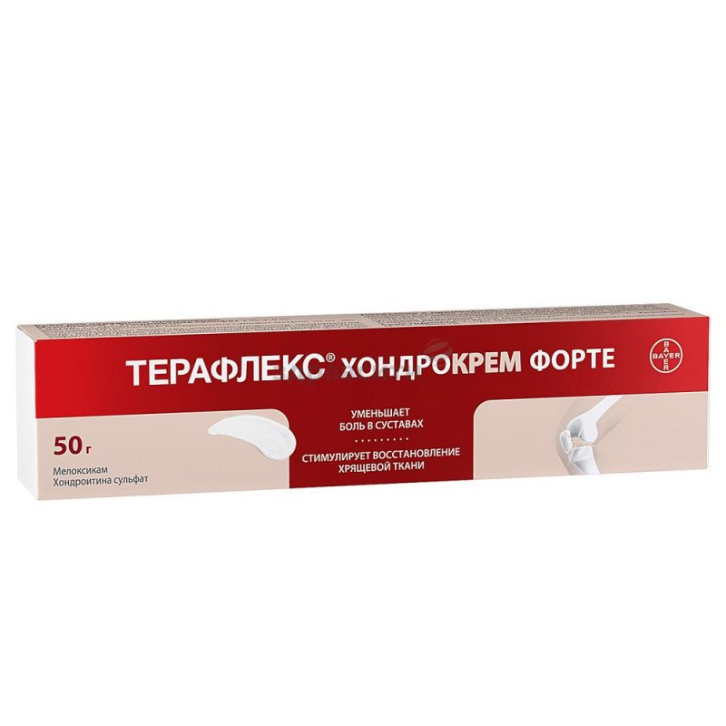 ТЕРАФЛЕКС ХОНДРОКРЕМ ФОРТЕ 1%+5% 50г крем д/наружного применения НИЖФАРМ АО