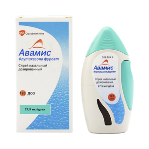 АВАМИС 27,5мкг/доза 120доз спрей назальный Glaxo Operations UK Limited