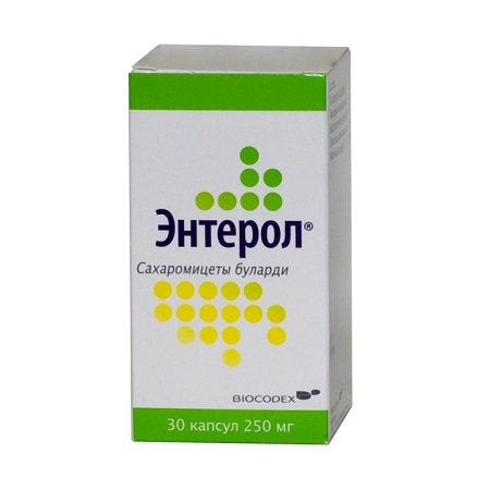 ЭНТЕРОЛ 250мг N30 капс. фл. Биокодекс