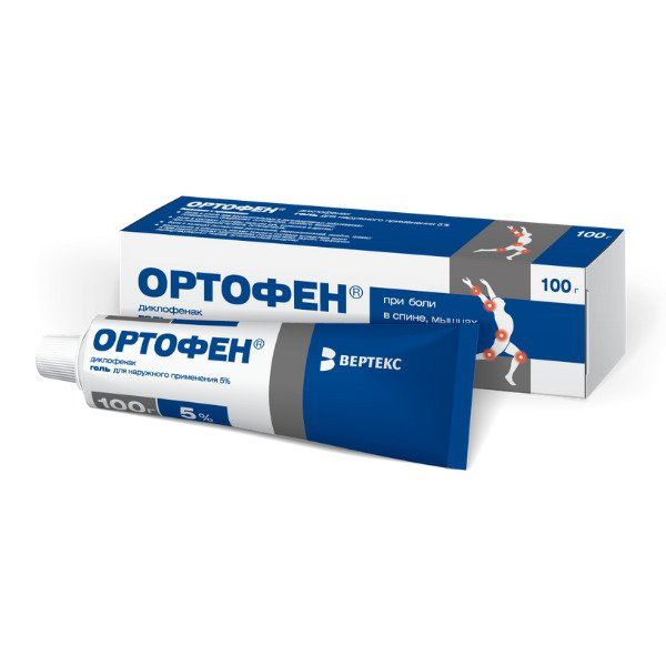 ОРТОФЕН 5% 100г гель Вертекс АО