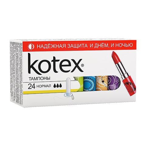 КОТЕКС тампоны Нормал N24 Kimberly-Clark