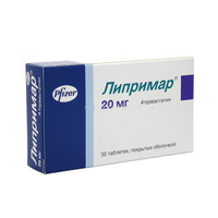 ЛИПРИМАР 20мг N30 таб. покрытые пленочной оболочкой Пфайзер Фармасьютикалз ЭлЭлСи