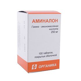 АМИНАЛОН 250мг N100 таб. покрытые пленочной оболочкой Органика ОАО