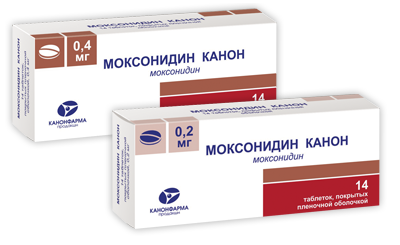 МОКСОНИДИН КАНОН 0,2мг N28 таб. покрытые пленочной оболочкой Канонфарма