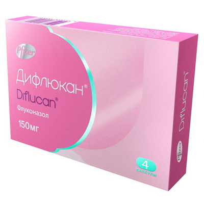 ДИФЛЮКАН 150мг N4 капс. Pfizer Inc.