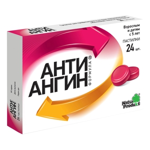 АНТИ-АНГИН ФОРМУЛА N24 пастилки Натурпродукт