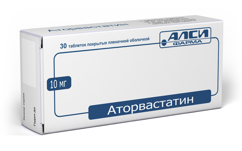 АТОРВАСТАТИН 40мг N30 таб. покрытые пленочной оболочкой Канонфарма