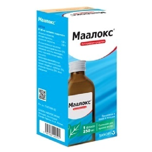 МААЛОКС 250мл суспензия Санофи-Авентис С.П.А.